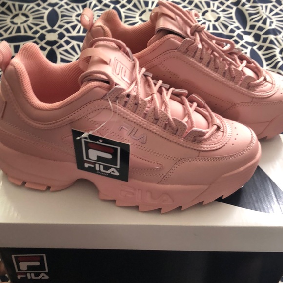 fila disruptor ii pink shoes